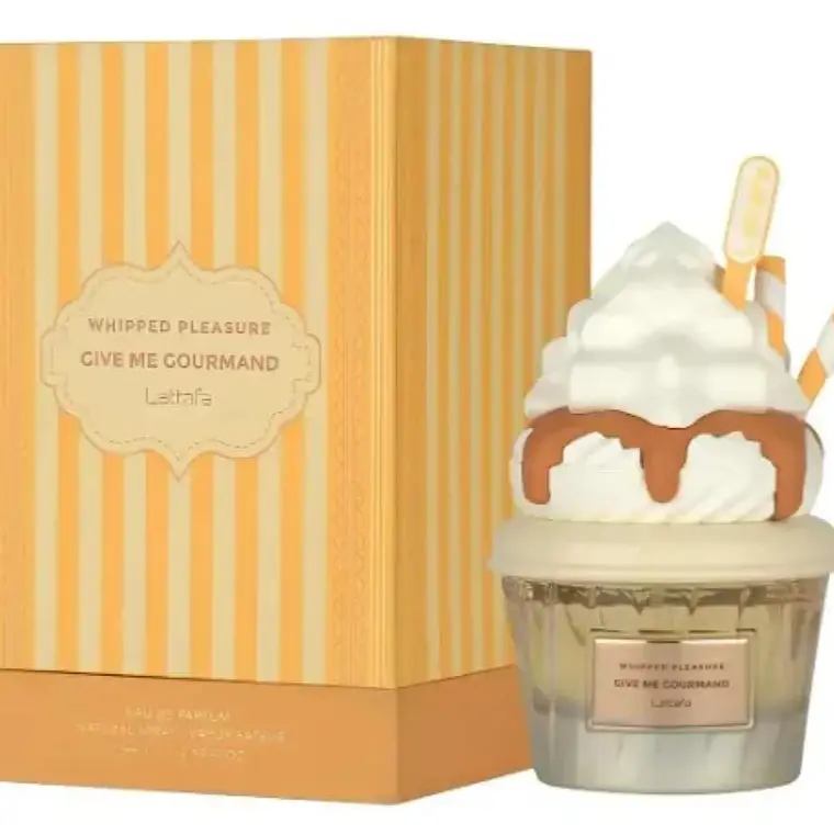 PERFUME IMITACIÓN HELADO GIVE ME GOURMAND LATTAFA DAMA MOD# PF75 4