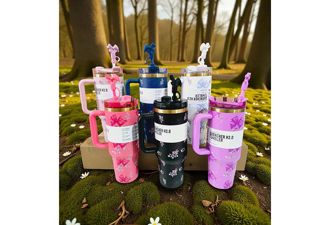 VASO TÉRMICO STANLEY MOÑO/FLORES DE 1.18L MOD# 40-VM040