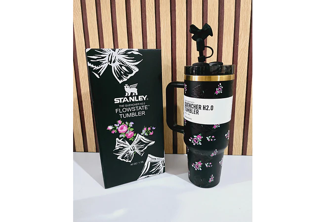 VASO TÉRMICO STANLEY MOÑO/FLORES DE 1.18L MOD# 40-VM040
