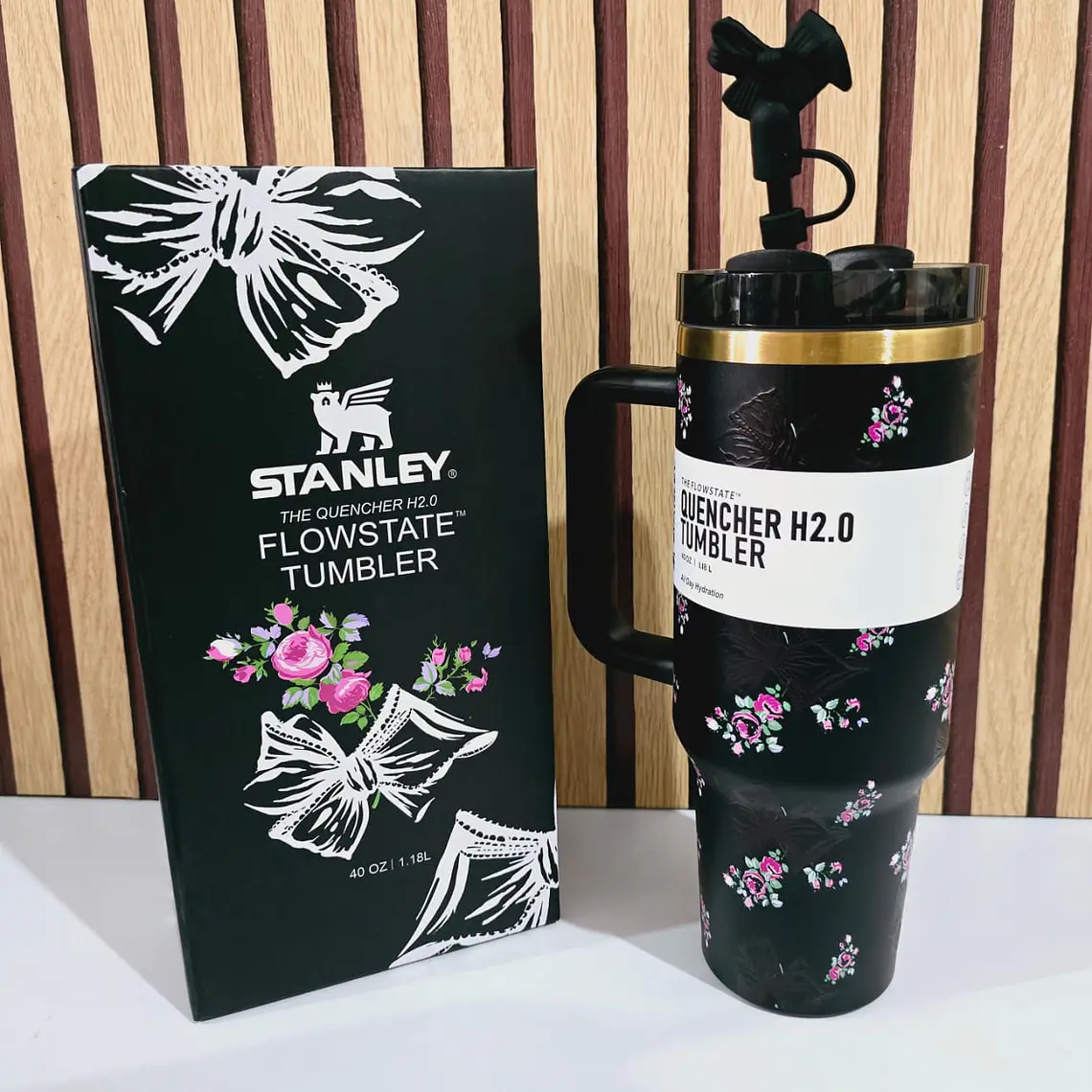 VASO TÉRMICO STANLEY MOÑO/FLORES DE 1.18L MOD# 40-VM040 4