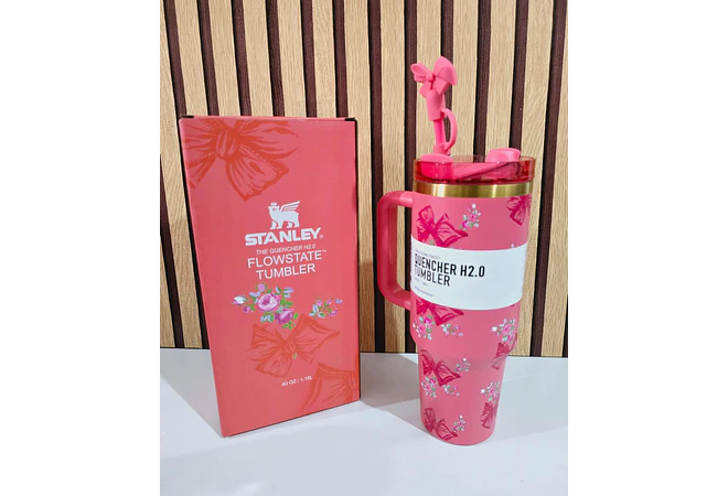 VASO TÉRMICO STANLEY MOÑO/FLORES DE 1.18L MOD# 40-VM040