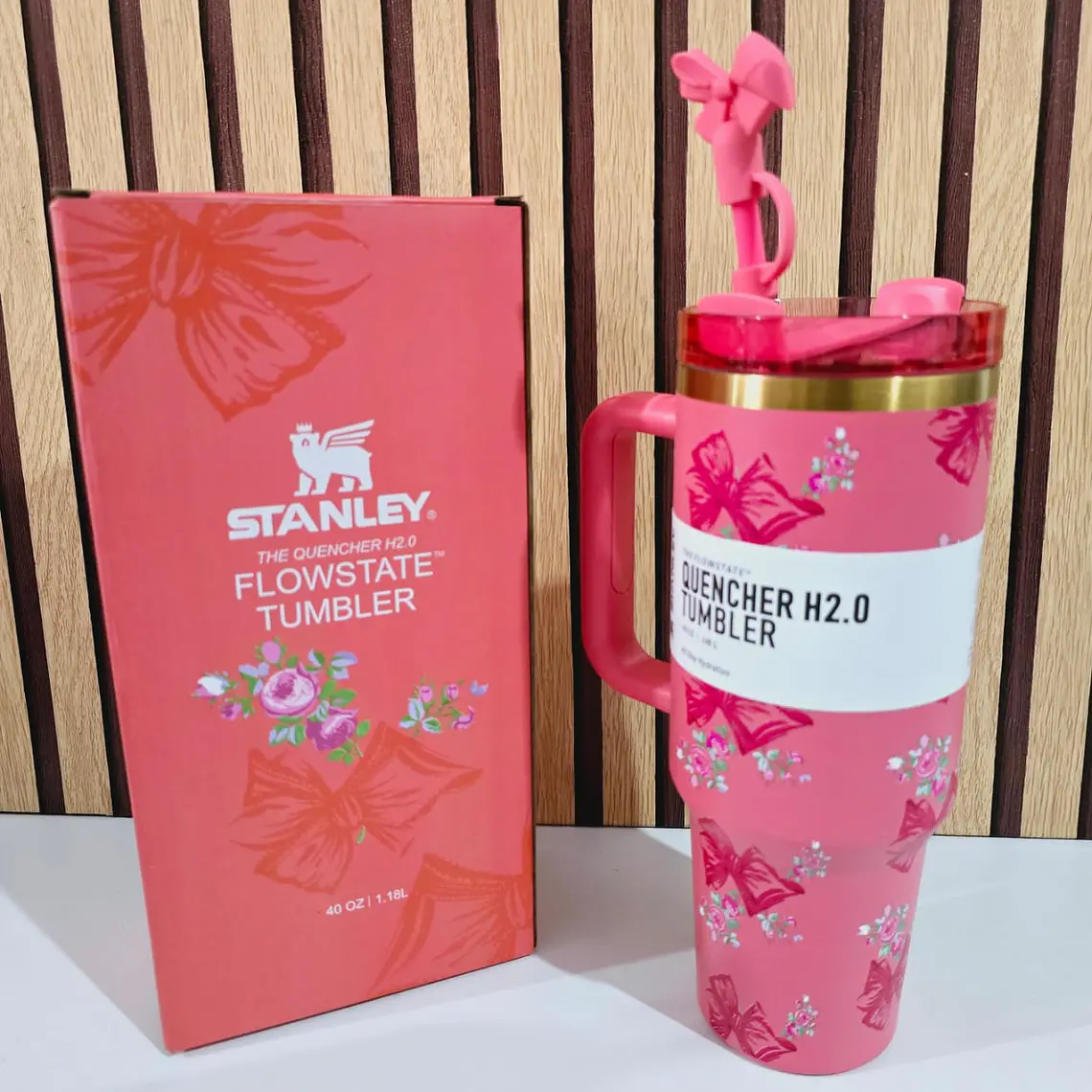 VASO TÉRMICO STANLEY MOÑO/FLORES DE 1.18L MOD# 40-VM040 5