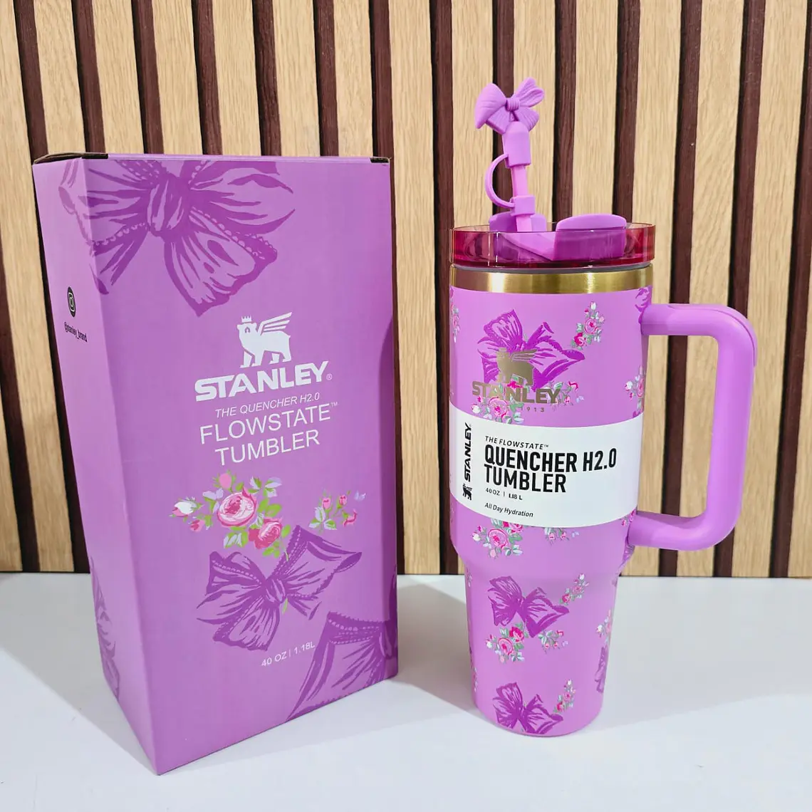 VASO TÉRMICO STANLEY MOÑO/FLORES DE 1.18L MOD# 40-VM040 6