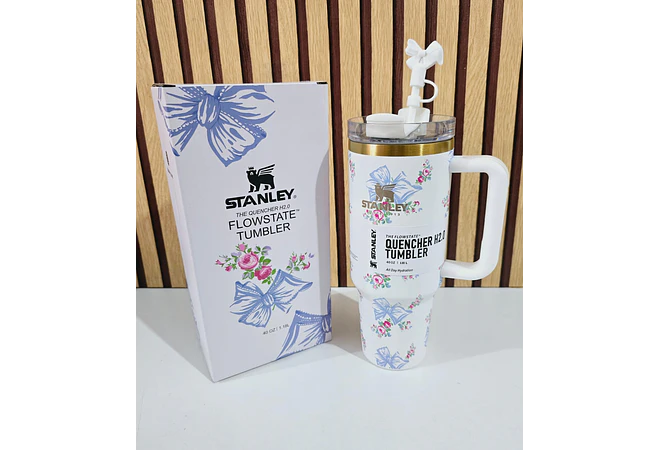 VASO TÉRMICO STANLEY MOÑO/FLORES DE 1.18L MOD# 40-VM040