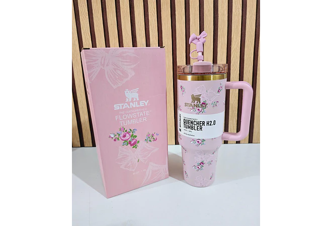 VASO TÉRMICO STANLEY MOÑO/FLORES DE 1.18L MOD# 40-VM040