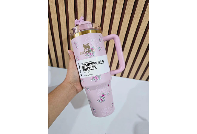 VASO TÉRMICO STANLEY MOÑO/FLORES DE 1.18L MOD# 40-VM040