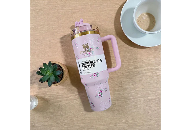 VASO TÉRMICO STANLEY MOÑO/FLORES DE 1.18L MOD# 40-VM040
