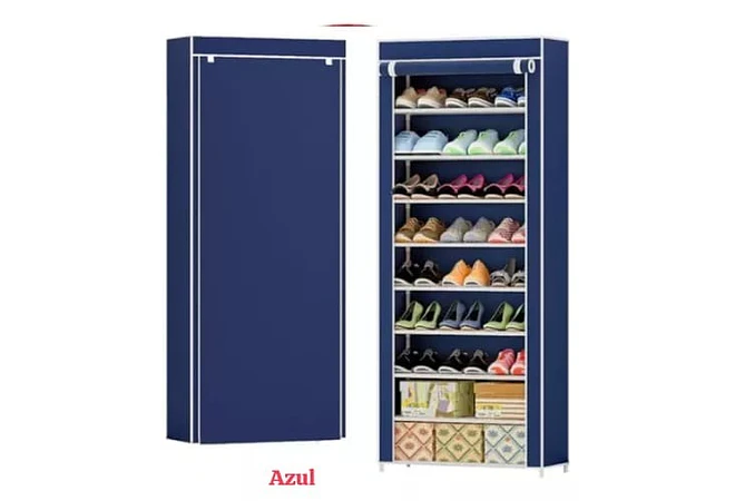 ORGANIZADOR  PARA ZAPATOS 9 NIVELES CON FORRO MOD# ZTA66