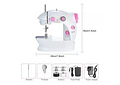 MINI MÁQUINA DE COSER MODELO #SM-202A