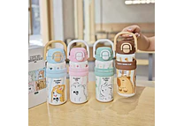 TERMO KAWAII 600ML REINO HAPPY MODEL #YIMI-BW-111
