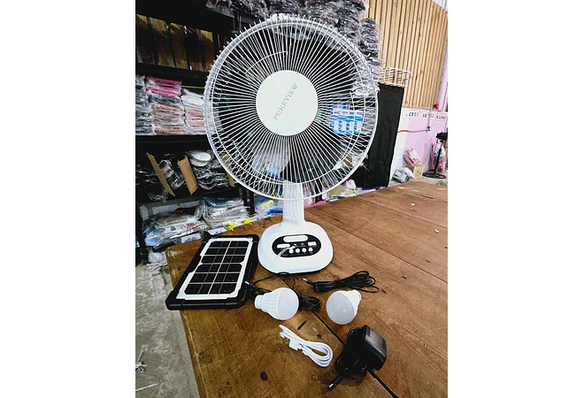 VENTILADOR SOLAR PORTATIL MOD# PV-L8062