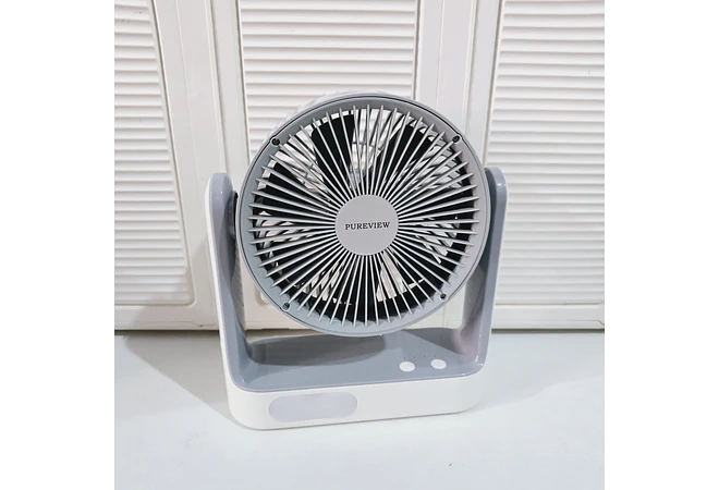 VENTILADOR SOLAR 4 EN 1 CON LUZ SOLAR, CAJITA VERDE MOD# PV-806