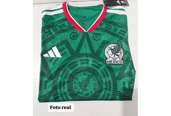 PLAYERA "ADIDAS JSY DE LA SELECCIÓN MEXICANA MOD# 106256 (Bordado logo adidas)