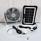 VENTILADOR SOLAR 4 EN 1 CON LUZ SOLAR, CAJITA VERDE MOD# PV-806 - Miniatura 2