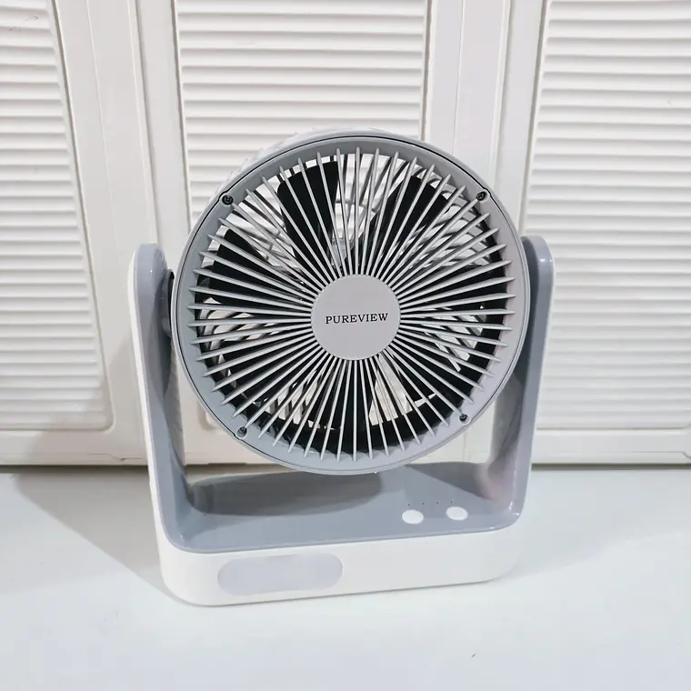 VENTILADOR SOLAR 4 EN 1 CON LUZ SOLAR, CAJITA VERDE MOD# PV-806 3