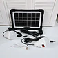 VENTILADOR SOLAR 4 EN 1 CON LUZ SOLAR, CAJITA VERDE MOD# PV-806 - Miniatura 4