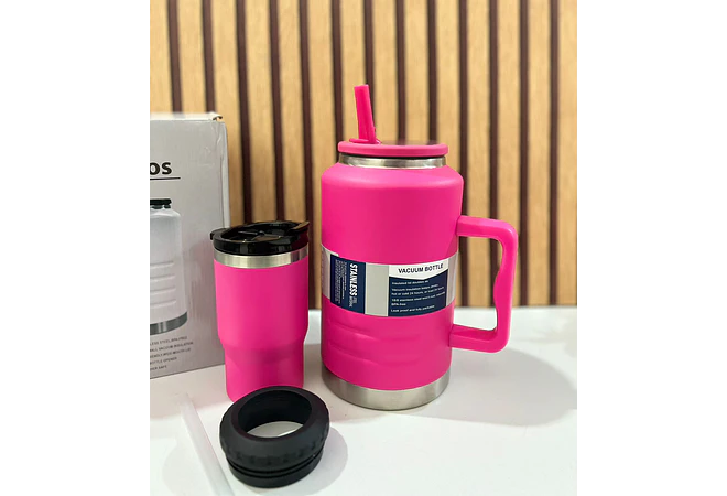 NUEVO MODELO DUO TERMO CON VASO VACUUM BOTTLE DE 2 L Y 3000ML MOD# PYA-11- COPIAR