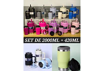 NUEVO MODELO DUO TERMO CON VASO VACUUM BOTTLE DE 2 L Y 3000ML MOD# PYA-11- COPIAR