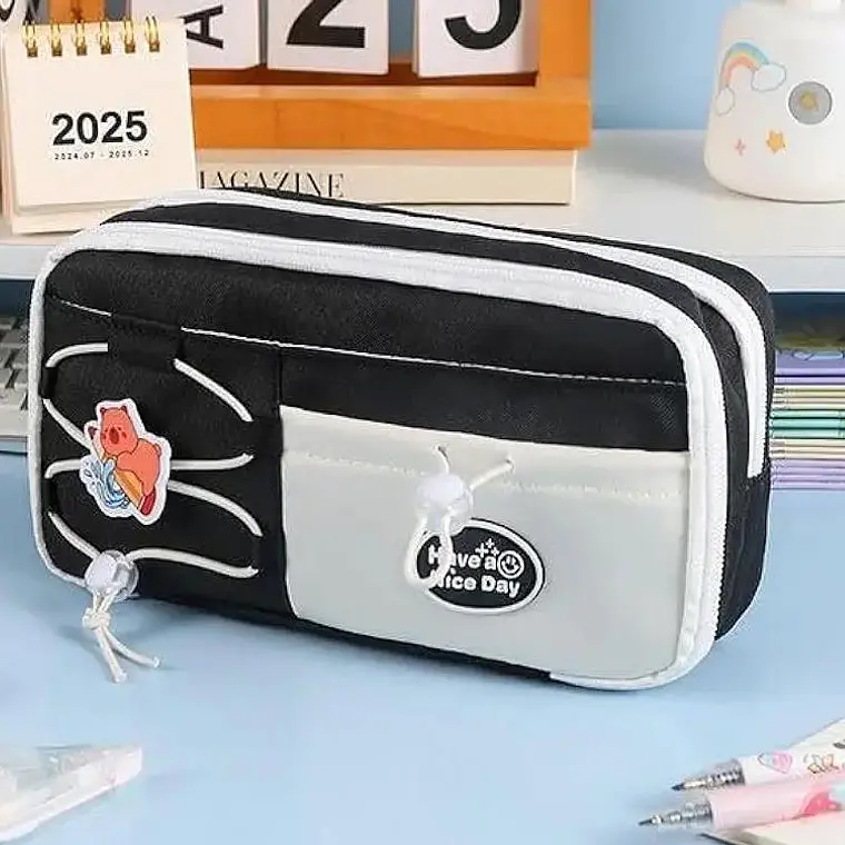 LAPICERA DOBLE CIERRE  KAWAII HAVE A NICE DAY L387-04 6