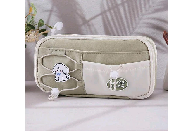 LAPICERA DOBLE CIERRE  KAWAII HAVE A NICE DAY L387-04