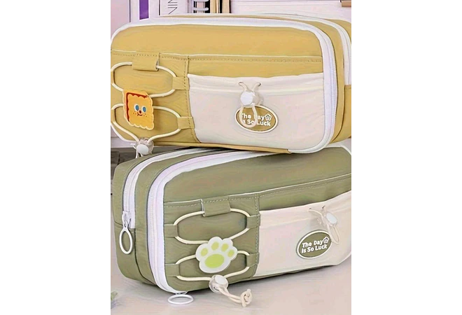 LAPICERA DOBLE CIERRE  KAWAII HAVE A NICE DAY L387-04