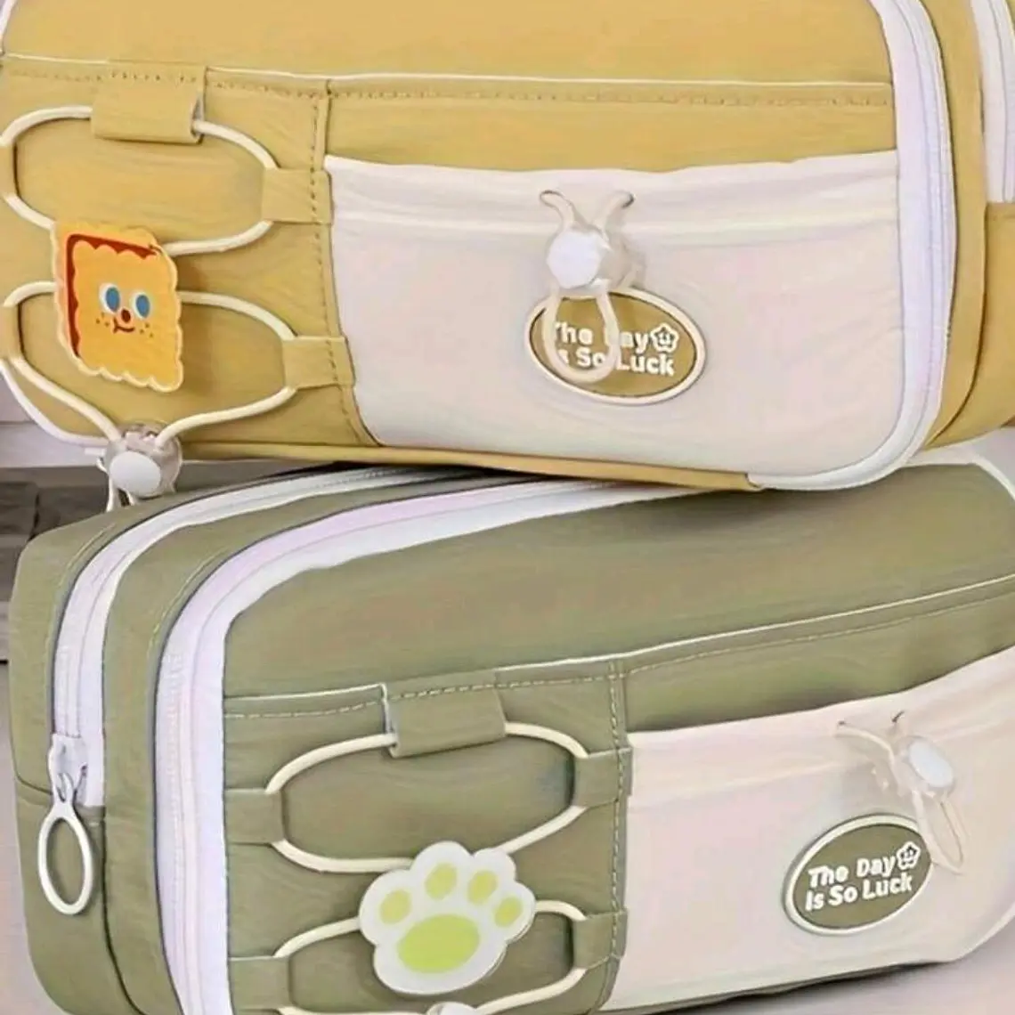 LAPICERA DOBLE CIERRE  KAWAII HAVE A NICE DAY L387-04 11