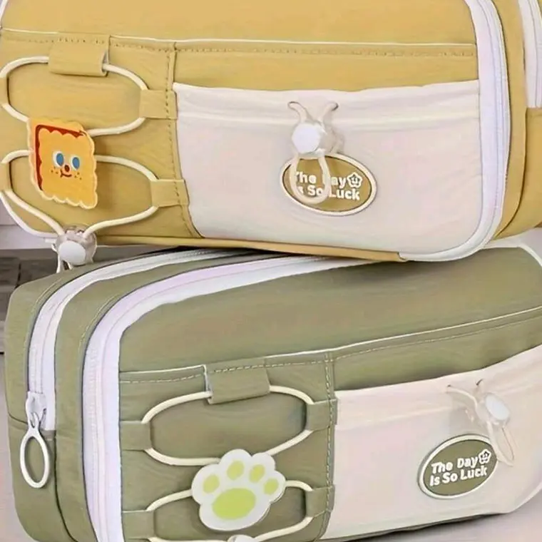 LAPICERA DOBLE CIERRE  KAWAII HAVE A NICE DAY L387-04 11