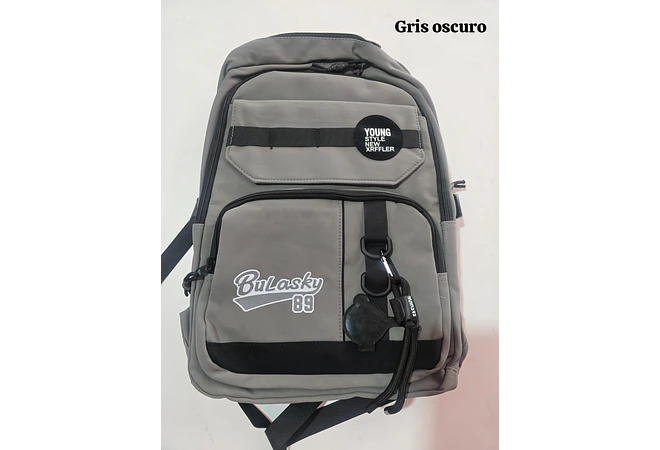 MOCHILA JUVENIL BULASKY 89 CON LLAVERO MOD# 6822