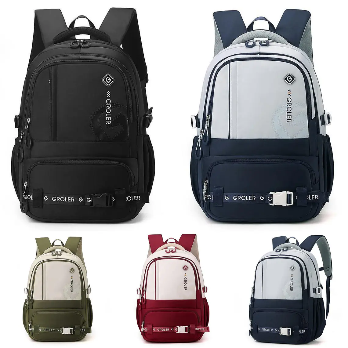 MOCHILA PREMIUM JUVENIL GROLER  MOD# G9001 1