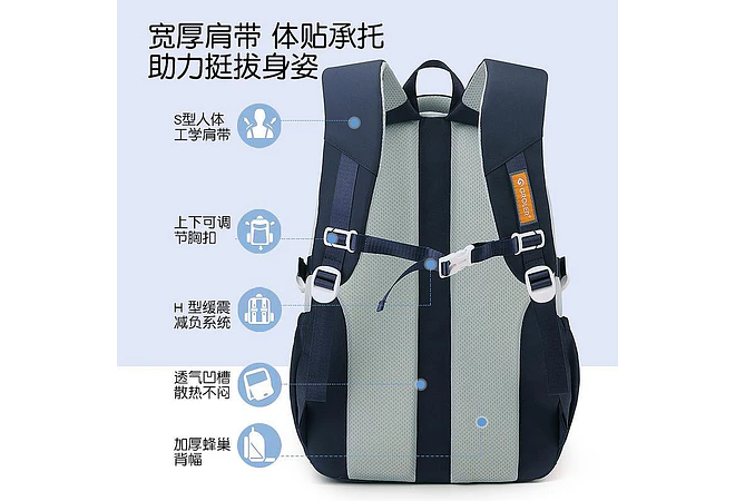 MOCHILA PREMIUM JUVENIL GROLER  MOD# G9001