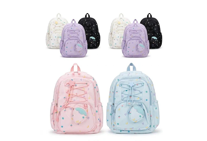 MOCHILA JUVENIL CON MONEDERO FRESA 🍓  MOD# 8003