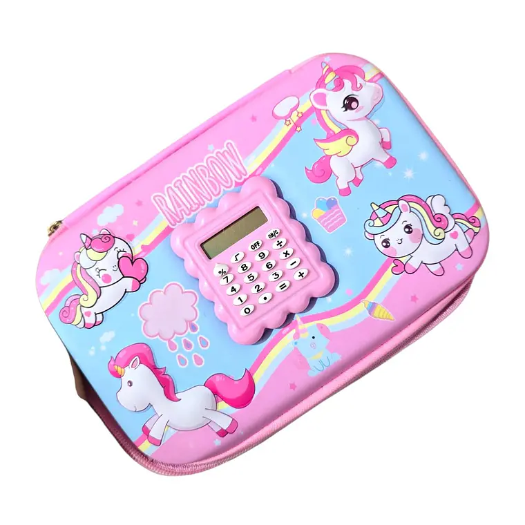 LAPICERA DINO O UNICORNIO GRANDE CON CON CALCULADORA MOD# 022 7