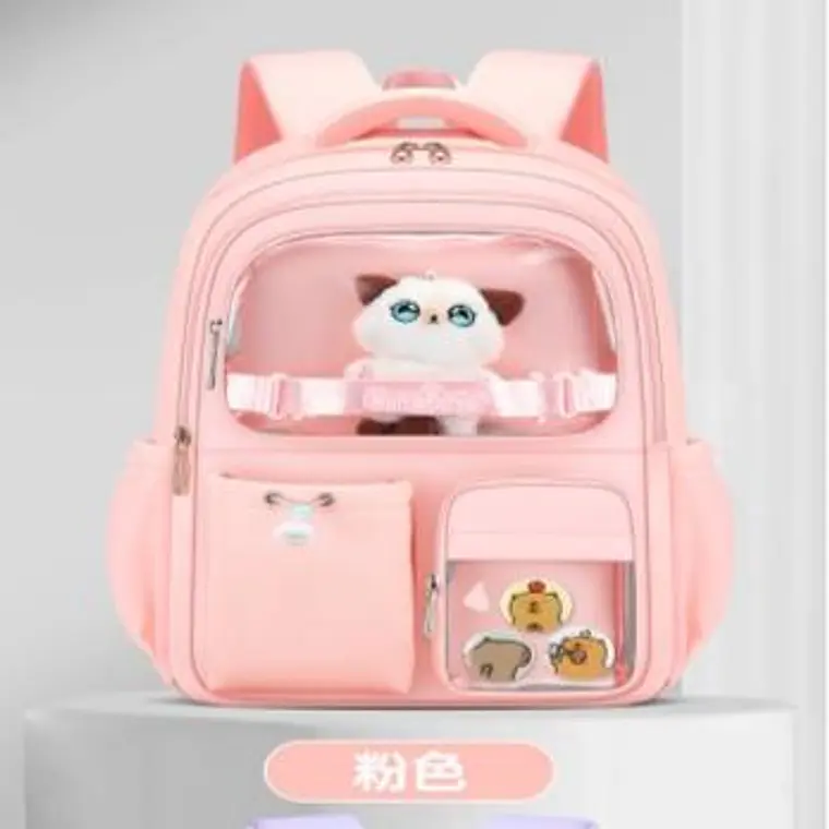 MOCHILA KAWAII SUN STARTS PREMIUM CON LLAVERO Y PIINES MOD# Y2763 8