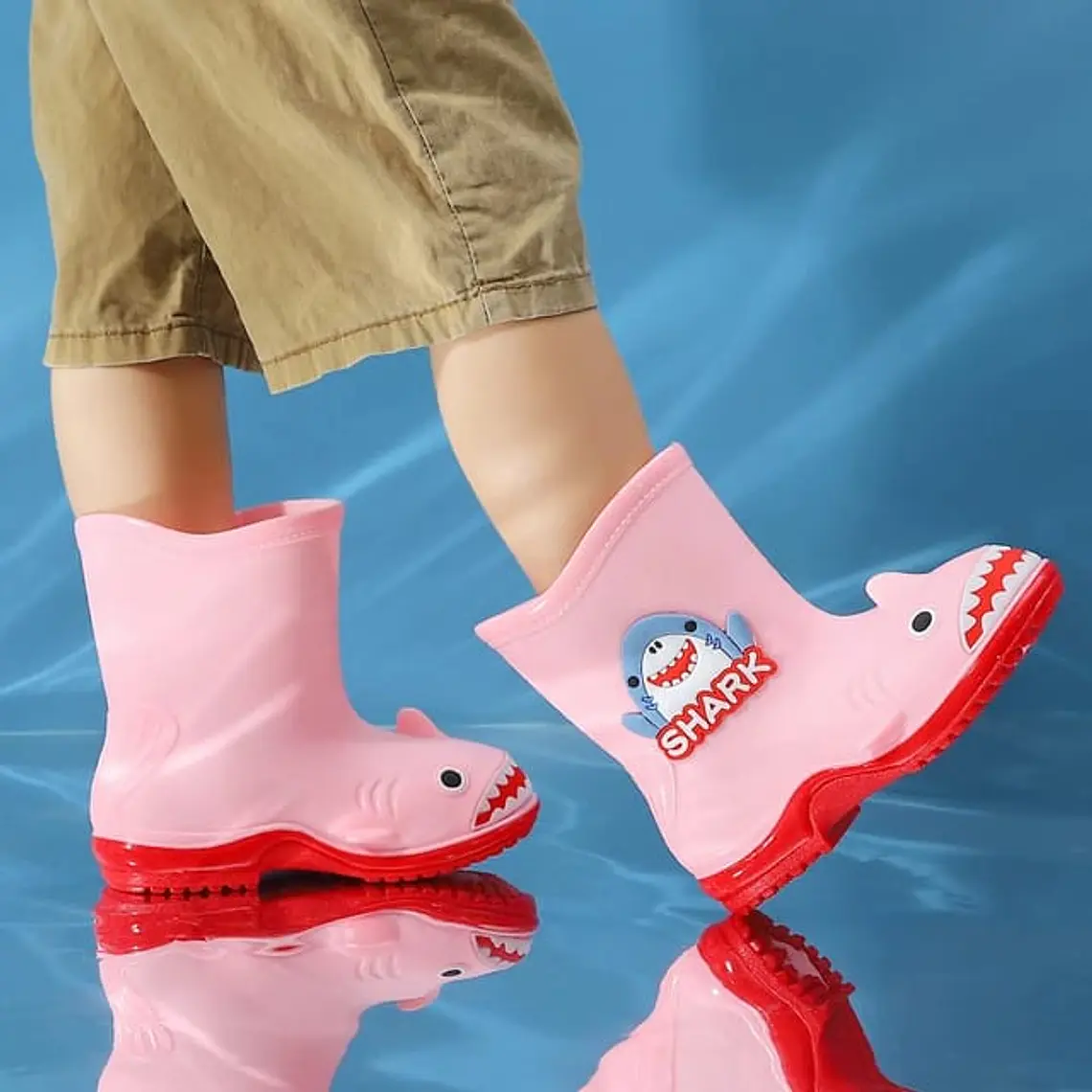 🌧️ BOTAS PARA LLUVIA DISEÑO SHARK/TIBURÓN MOD# 101 🦈 2