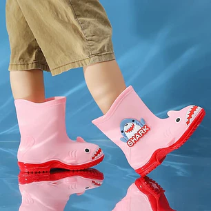 🌧️ BOTAS PARA LLUVIA DISEÑO SHARK/TIBURÓN MOD# 101 🦈