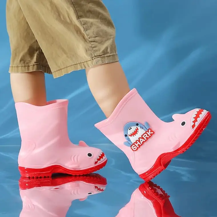 🌧️ BOTAS PARA LLUVIA DISEÑO SHARK/TIBURÓN MOD# 101 🦈 2