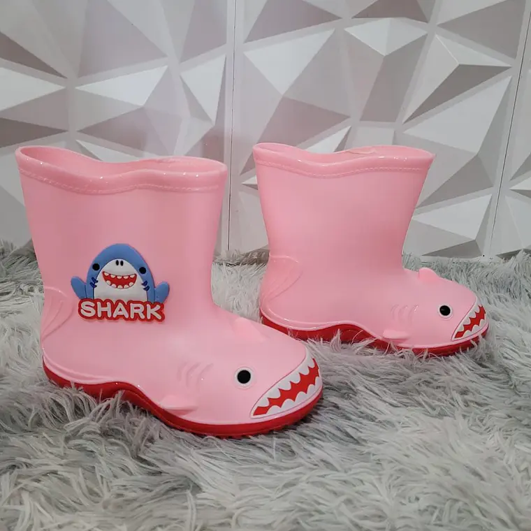🌧️ BOTAS PARA LLUVIA DISEÑO SHARK/TIBURÓN MOD# 101 🦈 4