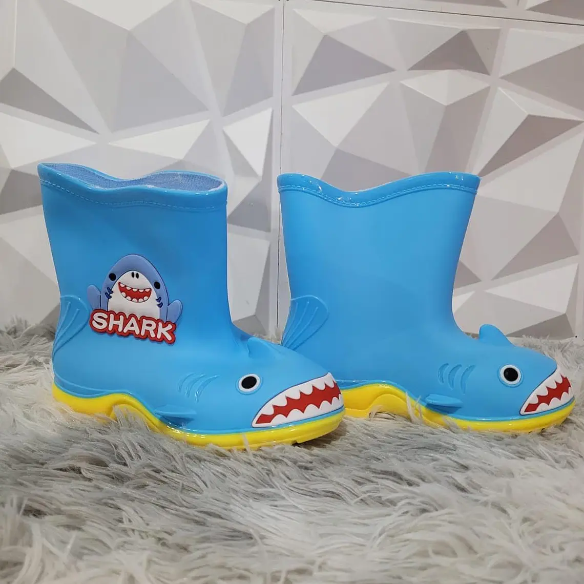 🌧️ BOTAS PARA LLUVIA DISEÑO SHARK/TIBURÓN MOD# 101 🦈 6