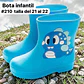 BOTAS  21 AL 22 PARA LA LLUVIA DISEÑO DINOS KAWAII  MOD #210 - Miniatura 3