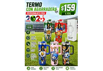 TERMO CON AGARRADERA /PERSONAJES FIFA MUNDIAL (1150 ML) MOD# 8298