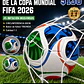 BALON 1.1 DE LA COPA MUNDIAL FIFA  2026 #5 IMITACIÓN MOD#MD26 - Miniatura 1