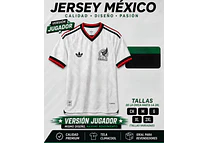 PLAYER JERSEY MÉXICO JUGADOR BLANCA MOD# P95985  MUNDIAL