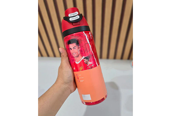 TERMO FREESIP OWALA DISEÑO CRISTIANO Y MESSI DE 1000ML MUNDIAL MOD# LML-066 ⚽