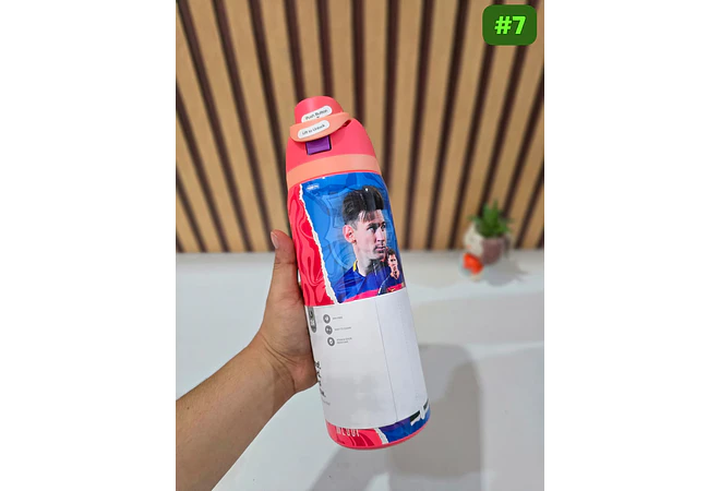 TERMO FREESIP OWALA DISEÑO CRISTIANO Y MESSI DE 1000ML MUNDIAL MOD# LML-066 ⚽