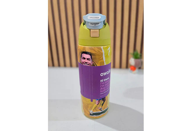 TERMO FREESIP OWALA DISEÑO CRISTIANO Y MESSI DE 1000ML MUNDIAL MOD# LML-066 ⚽