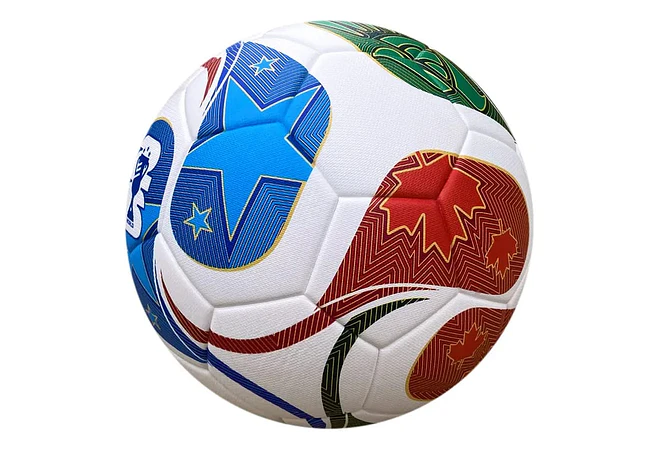 ⚽#5 BALÓN DE FUTBOL SIN LOGO INSPIRADO EN LA COPA MUNDIAL CON RED🏆2026 MOD# AQ2510030