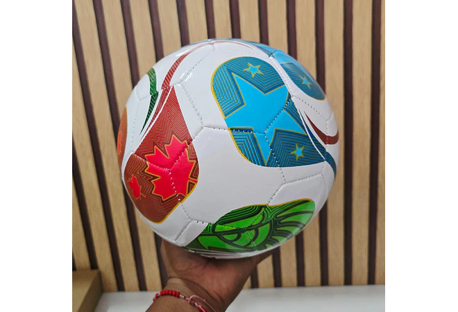 ⚽#5 BALÓN DE FUTBOL SIN LOGO INSPIRADO EN LA COPA MUNDIAL CON RED🏆2026 MOD# AQ2510030