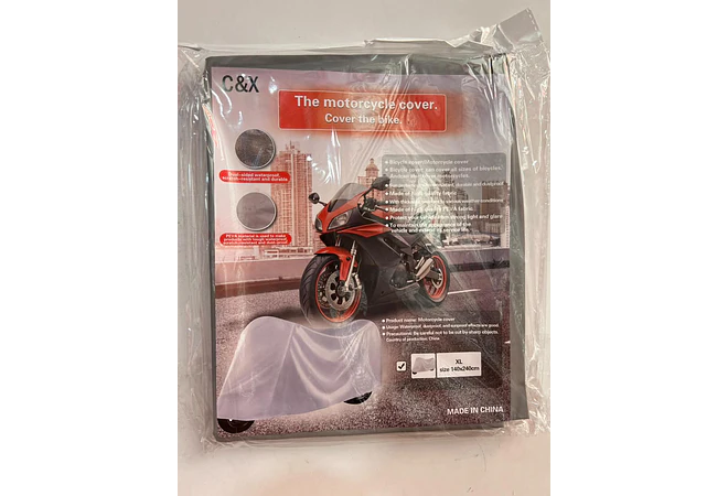 FUNDA CUBRE POLVO/LLUVIA PARA MOTO XL