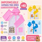 IMPERMEABLE INFANTIL DISEÑO CAPYBARA MOD #TTN-208 - Miniatura 1