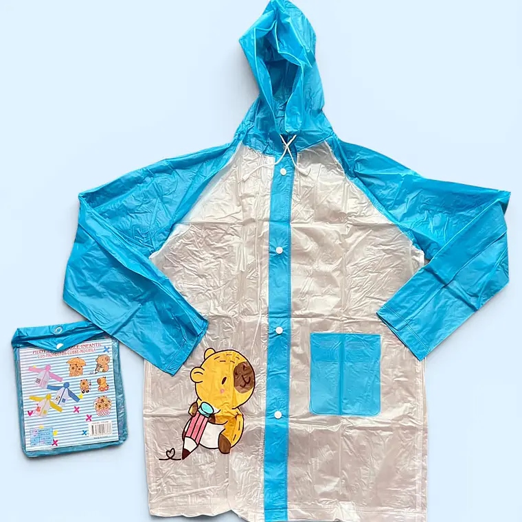 IMPERMEABLE INFANTIL DISEÑO CAPYBARA MOD #TTN-208 4